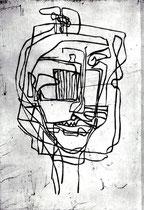"Hommage a Picasso I" 1998, Farbradierung, 43x29,5cm