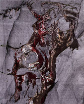 "Akt" 1987, Iris-Siebdruck, Auflage 25 Ex. 57x47cm